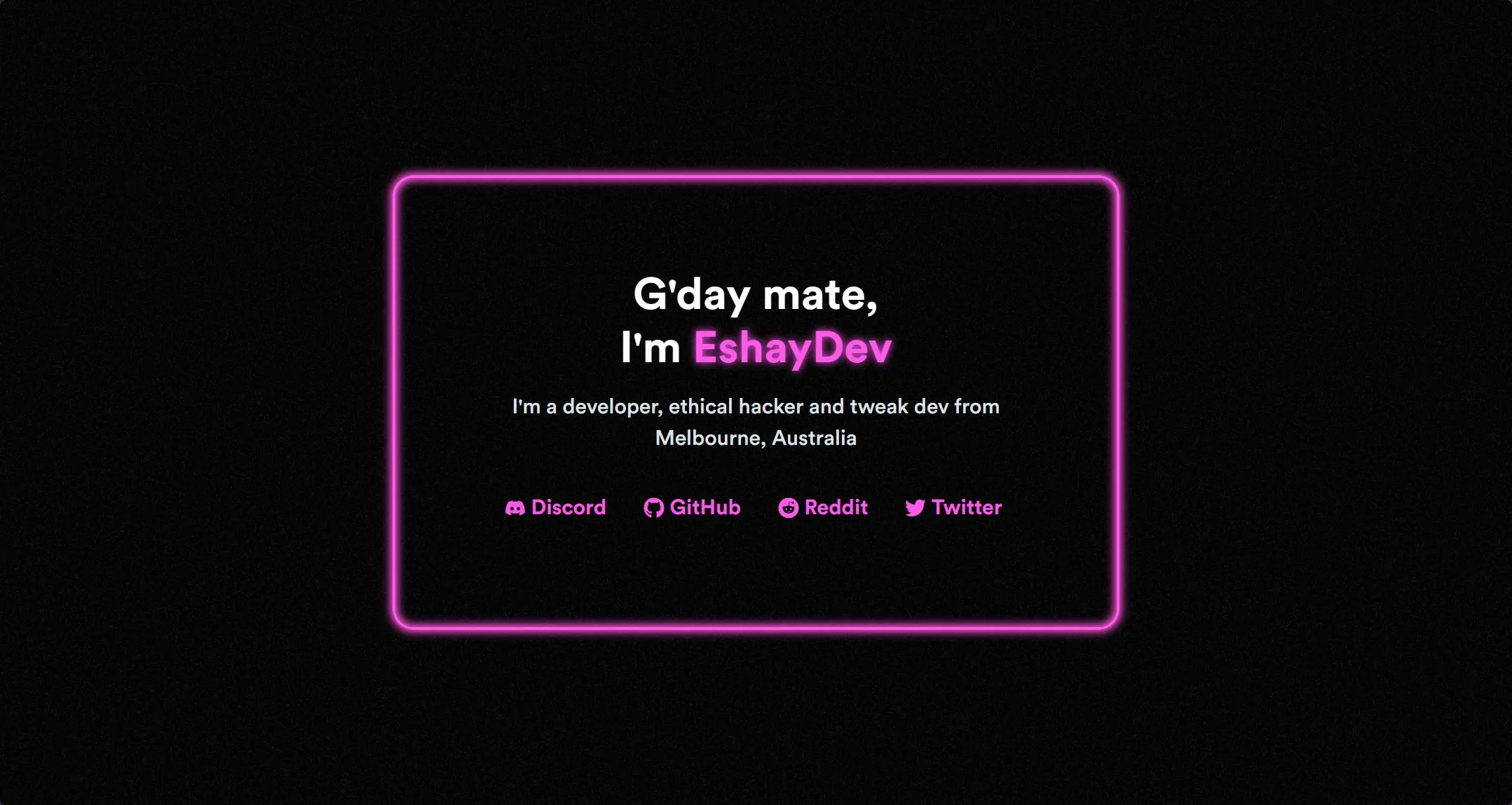 eshaydev website screenshot